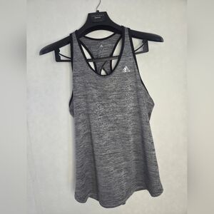 Adidas Women's Heathered Gray Tank Top XL